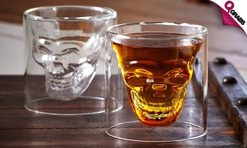 Skull Embossed Glasses!